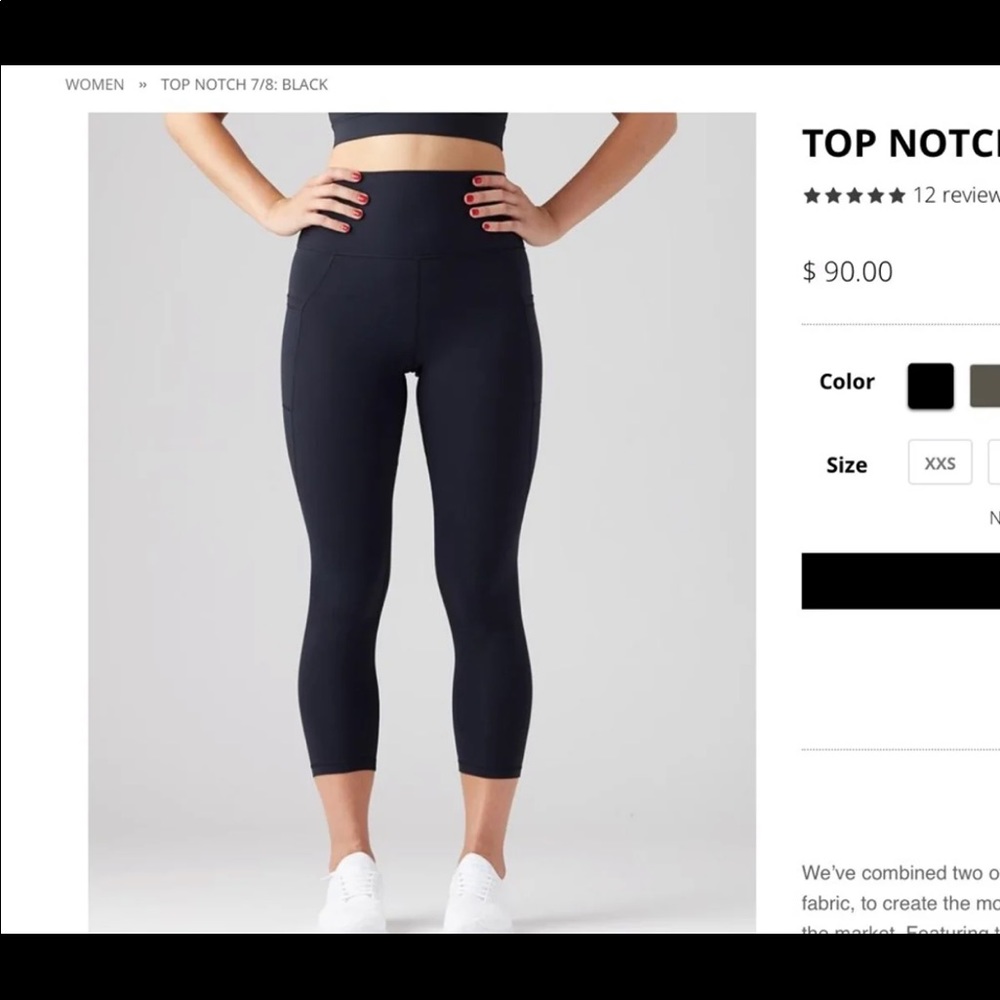 Glyder Apparel top notch leggings